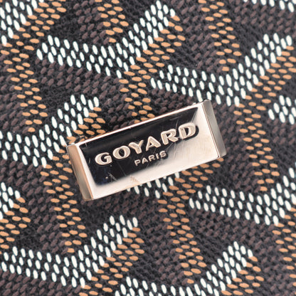 ベルヴェデーレPM ショルダーバッグ コーティングキャンバス レザー ブラック マルチカラー ゴヤール バッグ GOYARD