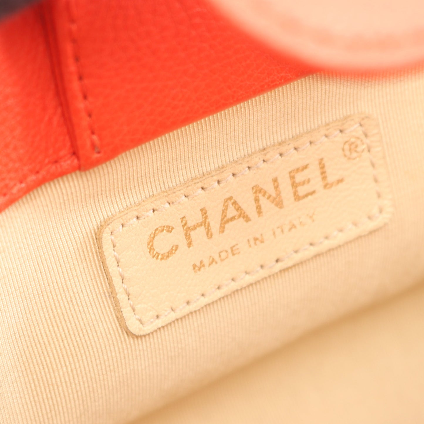 マトラッセ 2WAY チェーンショルダーバッグ レザー レッド ゴールド金具 シャネル バッグ CHANEL