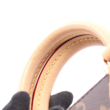 LV × TM オンザゴー BB モノグラムパンダ 2WAY ハンドバッグ PVC レザー ブラウン ルイヴィトン