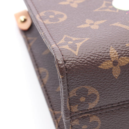 LV × TM オンザゴー BB モノグラムパンダ 2WAY ハンドバッグ PVC レザー ブラウン ルイヴィトン