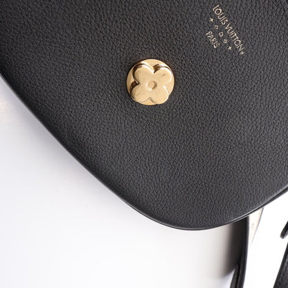LV PONT 9 LVポンヌフ ソフトPM ノワール ショルダーバッグ レザー ブラック ルイヴィトン