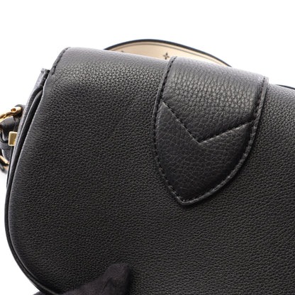 LV PONT 9 LVポンヌフ ソフトPM ノワール ショルダーバッグ レザー ブラック ルイヴィトン