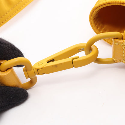 Baguette Messenger Bag バケット メッセンジャー ショルダーバッグ ナイロン レザー イエロー フェンディ バッグ FENDI