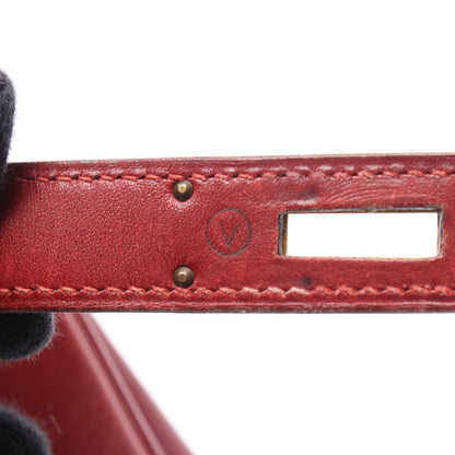 ケリー32 ルージュヴィフ 内縫い 2WAY ハンドバッグ タデラクト レッド ゴールド金具 ○V刻印 エルメス バッグ HERMES