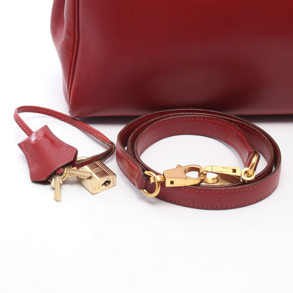 ケリー32 ルージュヴィフ 内縫い 2WAY ハンドバッグ タデラクト レッド ゴールド金具 ○V刻印 エルメス バッグ HERMES