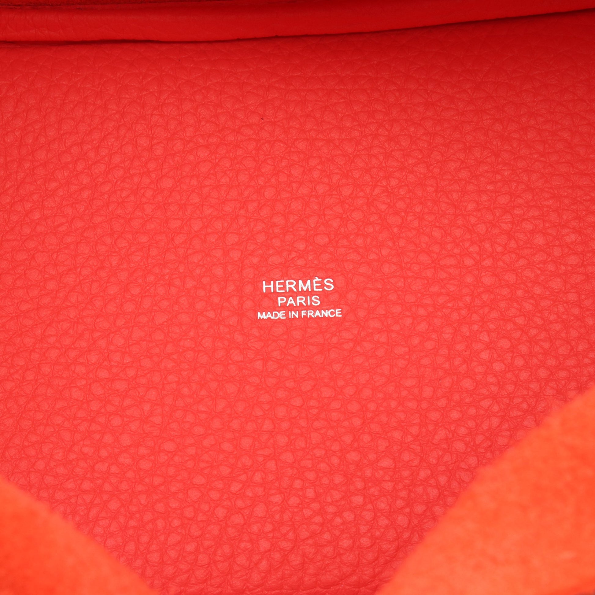 ピコタンロックPM ローズテキサス ハンドバッグ トリヨンクレマンス ピンクレッド シルバー金具 U刻印 エルメス バッグ HERMES