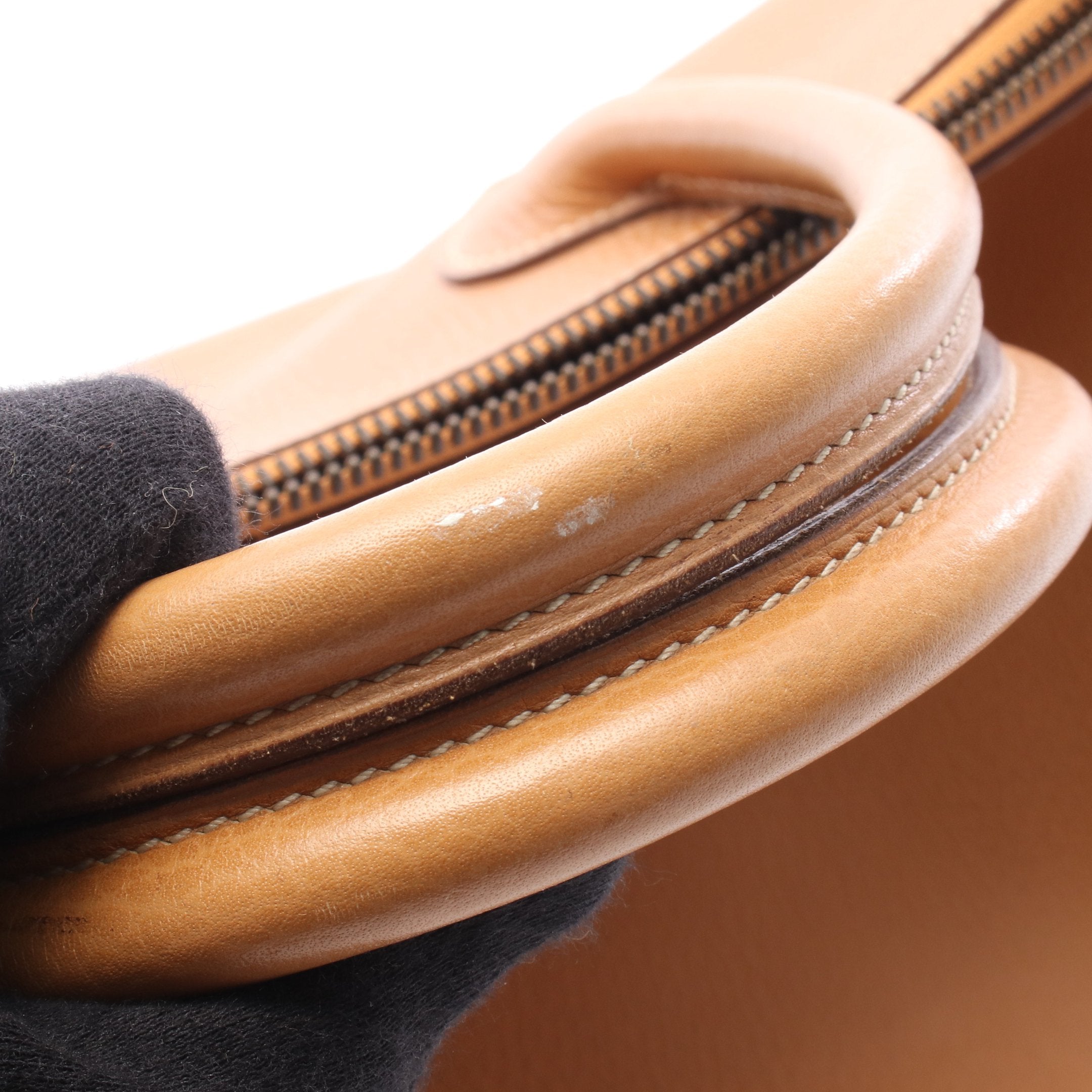 ☆美品☆HERMES ボリード45 ハンドバッグ トラベルバッグ ライトブラウン ボリード45 ナチュラル ハンドバッグ アルデンヌ ライトブラウン
