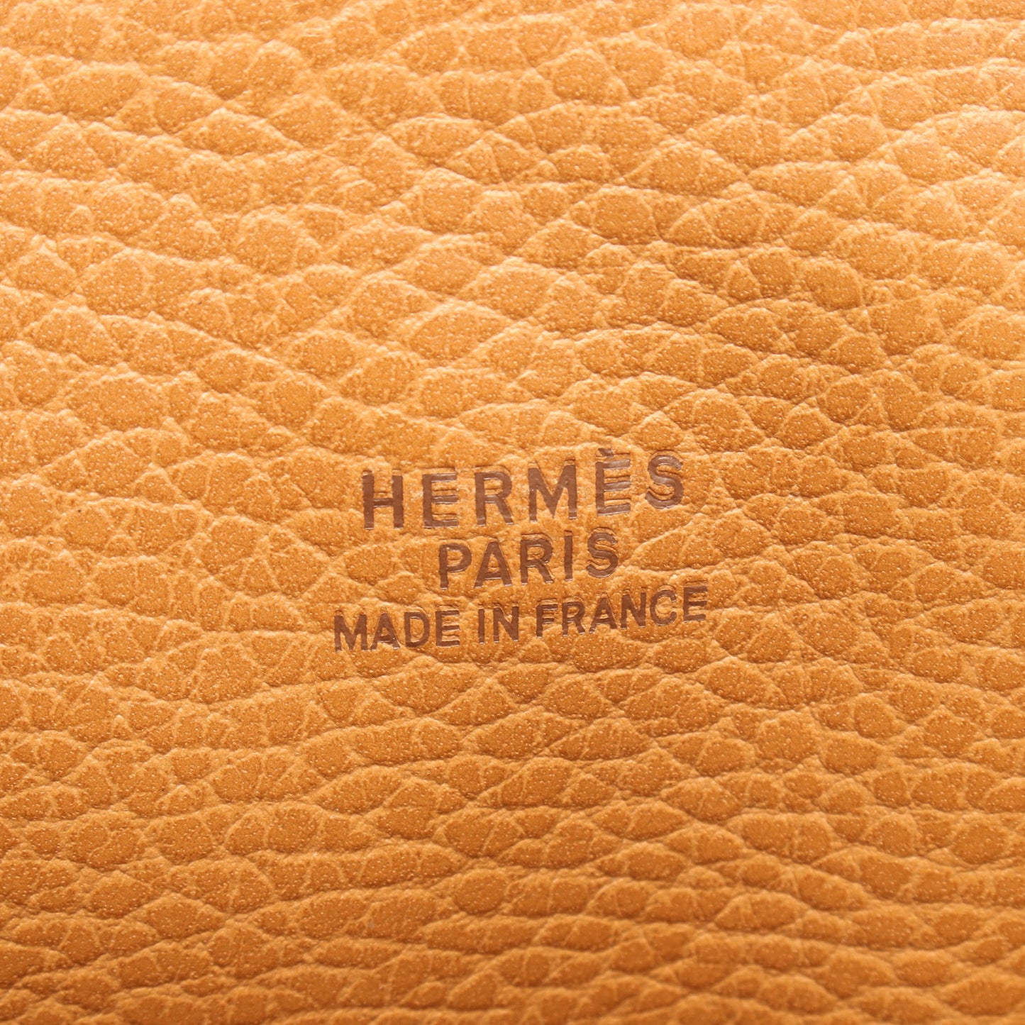 ボリード45 ナチュラル ハンドバッグ アルデンヌ ライトブラウン ゴールド金具 ○V刻印 エルメス バッグ HERMES