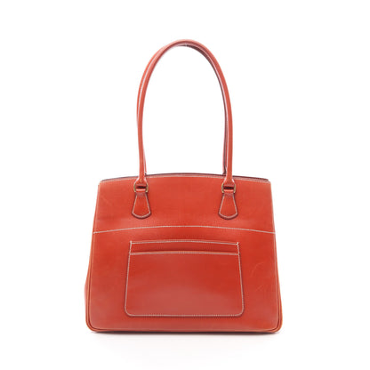 La(ラ) ショルダーバッグ トートバッグ ボックスカーフ オレンジブラウン ゴールド金具 ○Z刻印 エルメス バッグ HERMES