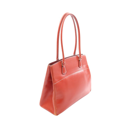 La(ラ) ショルダーバッグ トートバッグ ボックスカーフ オレンジブラウン ゴールド金具 ○Z刻印 エルメス バッグ HERMES