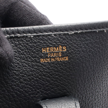エヴリン 1 アン GM ショルダーバッグ トリヨンクレマンス ブラック ゴールド金具 □G刻印 エルメス バッグ HERMES