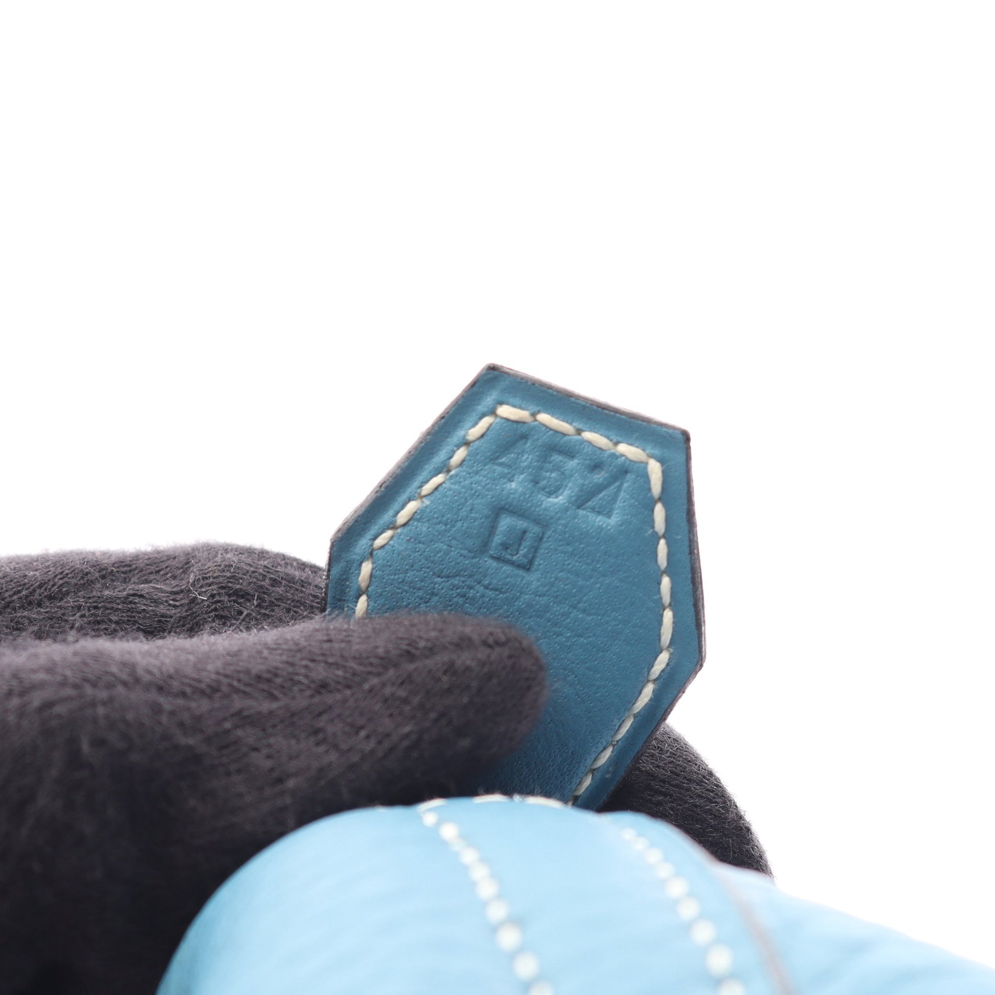 ボリード35 ブルージーン 2WAY ハンドバッグ トリヨンクレマンス ライトブルー シルバー金具 □J刻印 エルメス バッグ HERMES