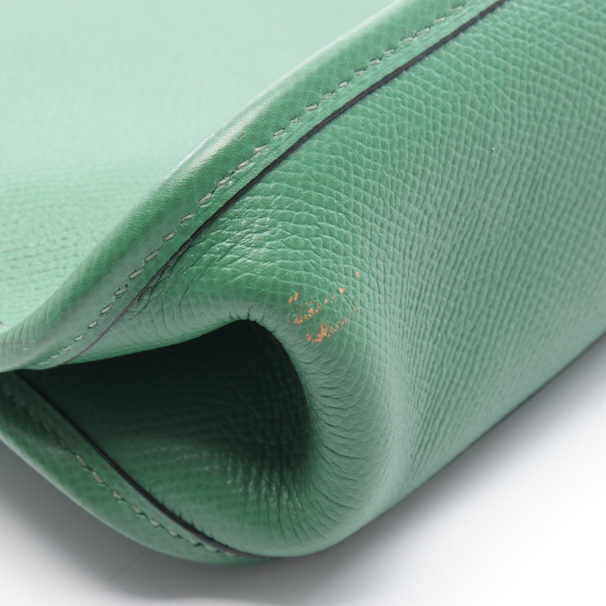 ヴェスパPM ショルダーバッグ クシュベル グリーン ゴールド金具 □A刻印 エルメス バッグ HERMES