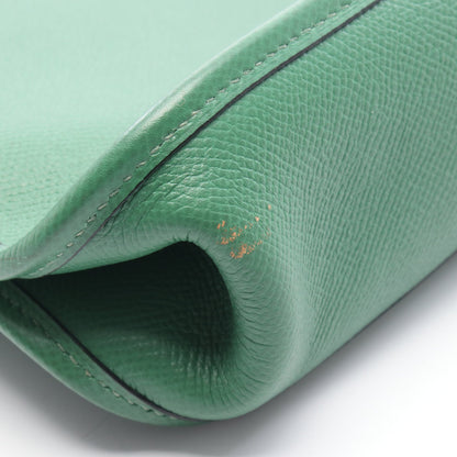 ヴェスパPM ショルダーバッグ クシュベル グリーン ゴールド金具 □A刻印 エルメス バッグ HERMES