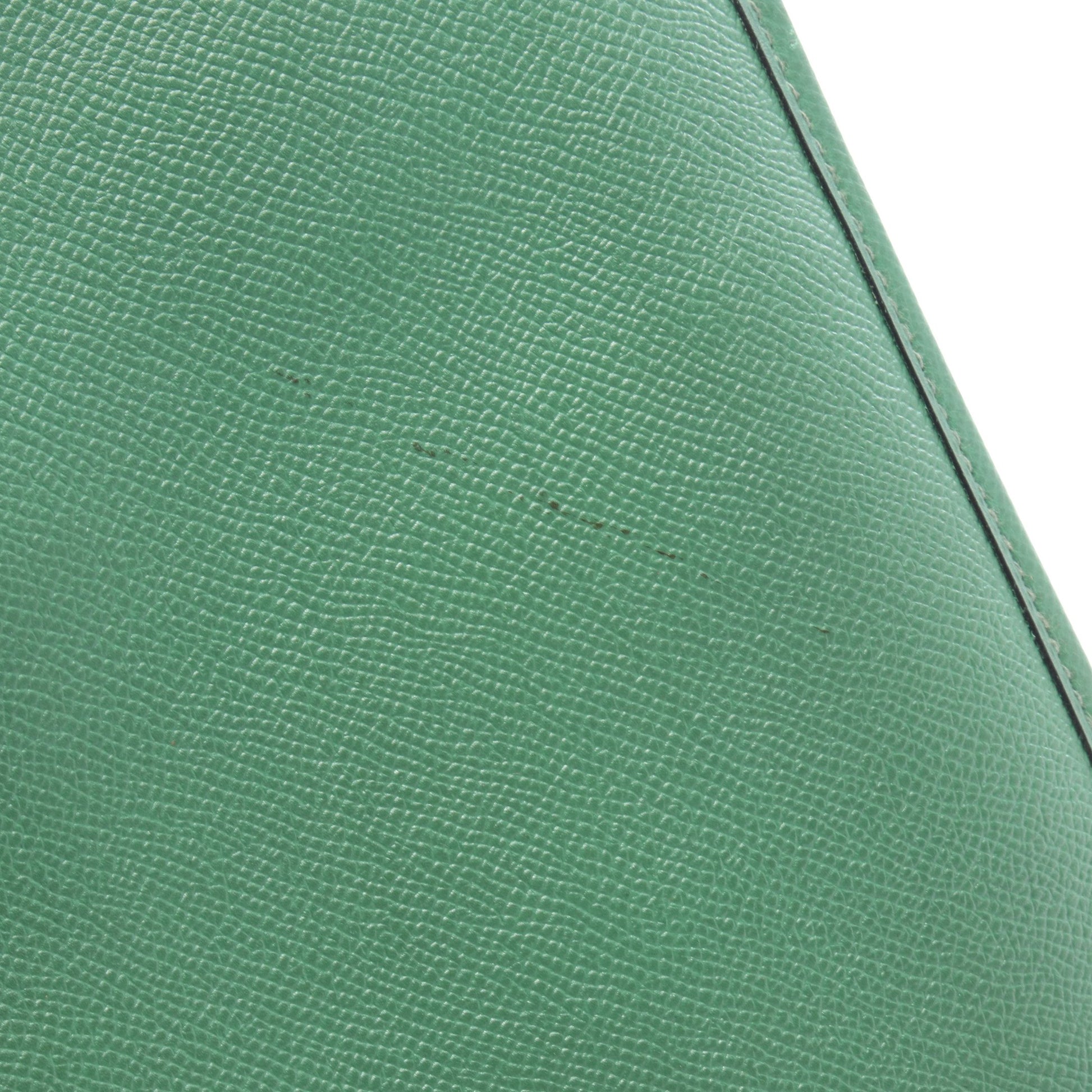 ヴェスパPM ショルダーバッグ クシュベル グリーン ゴールド金具 □A刻印 エルメス バッグ HERMES