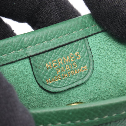 ヴェスパPM ショルダーバッグ クシュベル グリーン ゴールド金具 □A刻印 エルメス バッグ HERMES