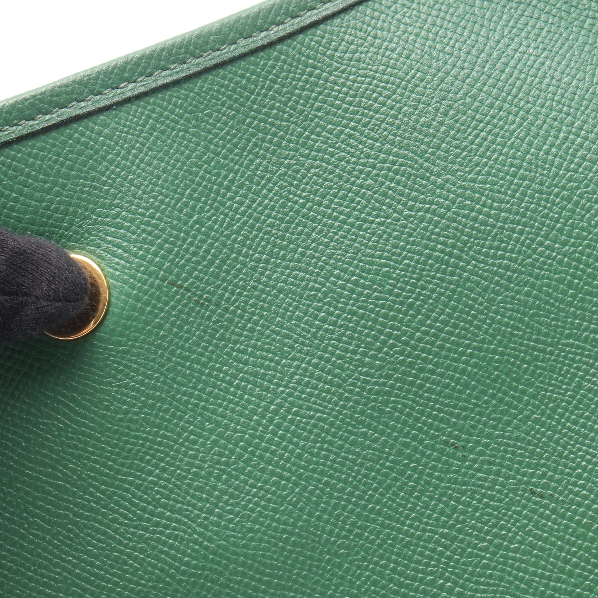 ヴェスパPM ショルダーバッグ クシュベル グリーン ゴールド金具 □A刻印 エルメス バッグ HERMES
