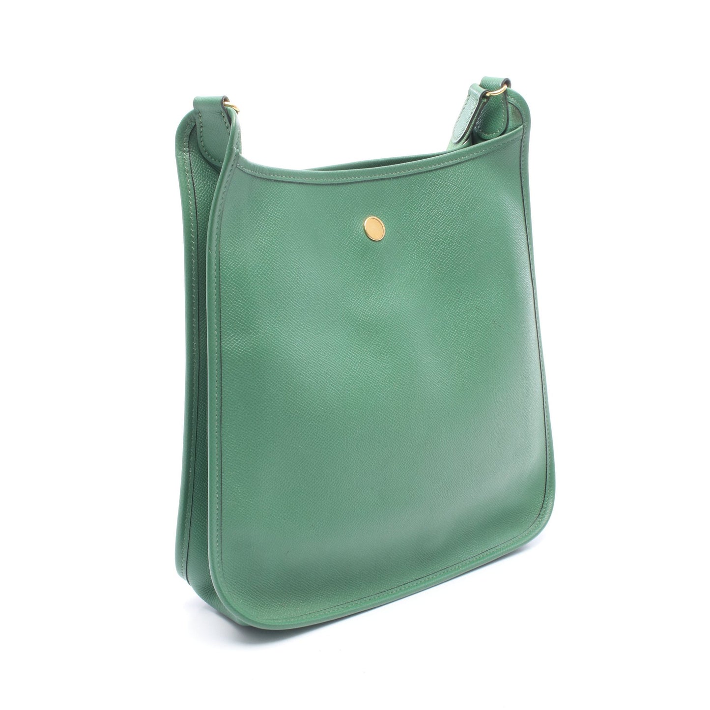ヴェスパPM ショルダーバッグ クシュベル グリーン ゴールド金具 □A刻印 エルメス バッグ HERMES
