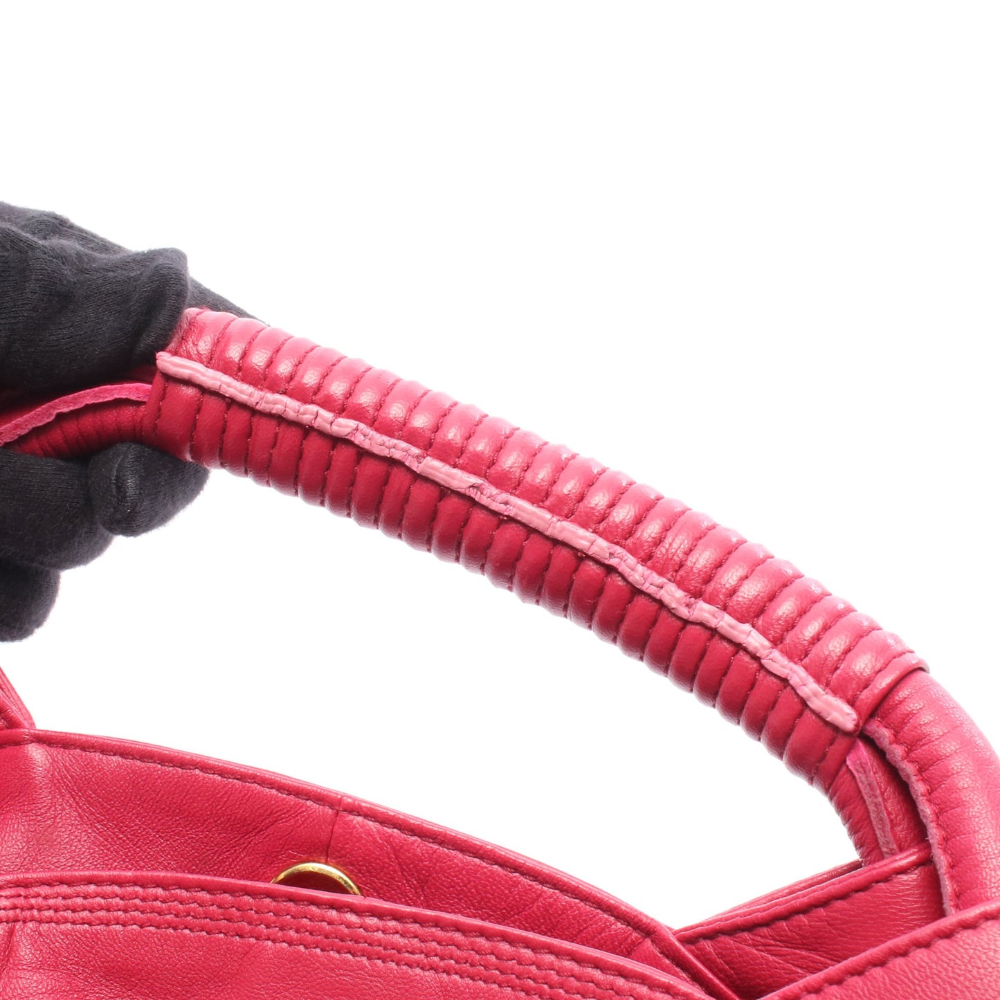 ナッパアイレ ハンドバッグ レザー ピンク ロエベ バッグ LOEWE