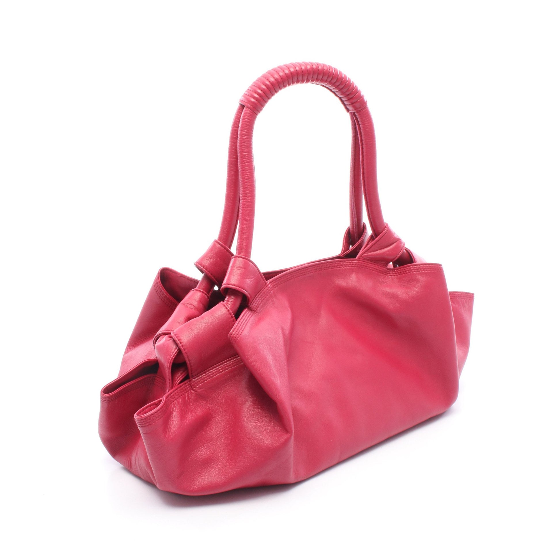 ナッパアイレ ハンドバッグ レザー ピンク ロエベ バッグ LOEWE