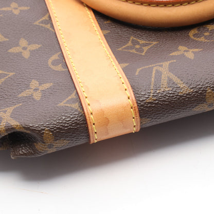 キーポル50 モノグラム ボストンバッグ PVC レザー ブラウン ルイヴィトン バッグ LOUIS VUITTON