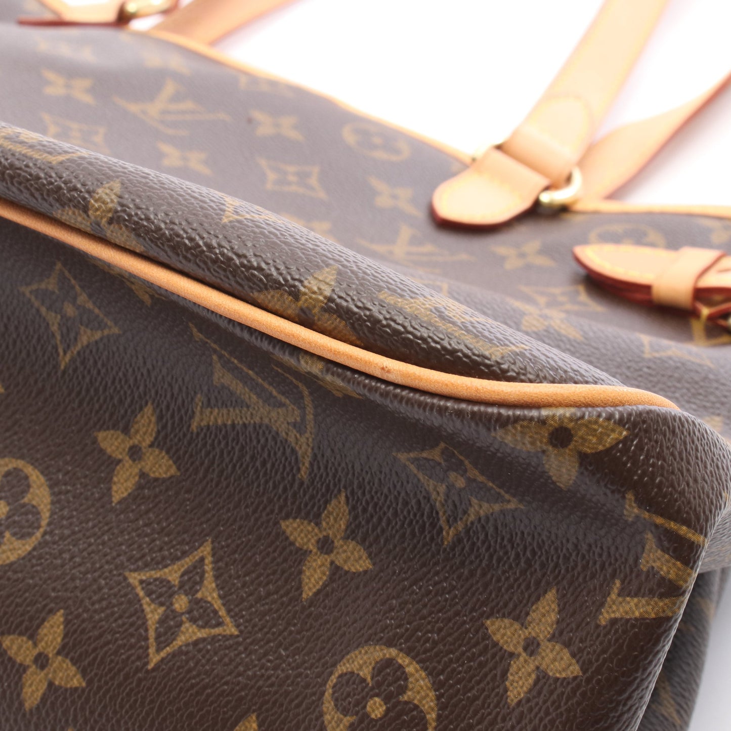 バティニョール オリゾンタル モノグラム ショルダーバッグ PVC レザー ブラウン ルイヴィトン バッグ LOUIS VUITTON