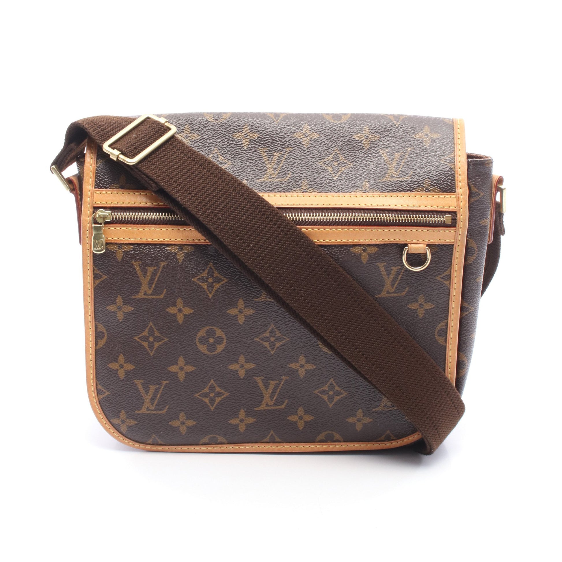 メッセンジャーPM ボスフォール モノグラム ショルダーバッグ PVC レザー ブラウン ルイヴィトン バッグ LOUIS VUITTON
