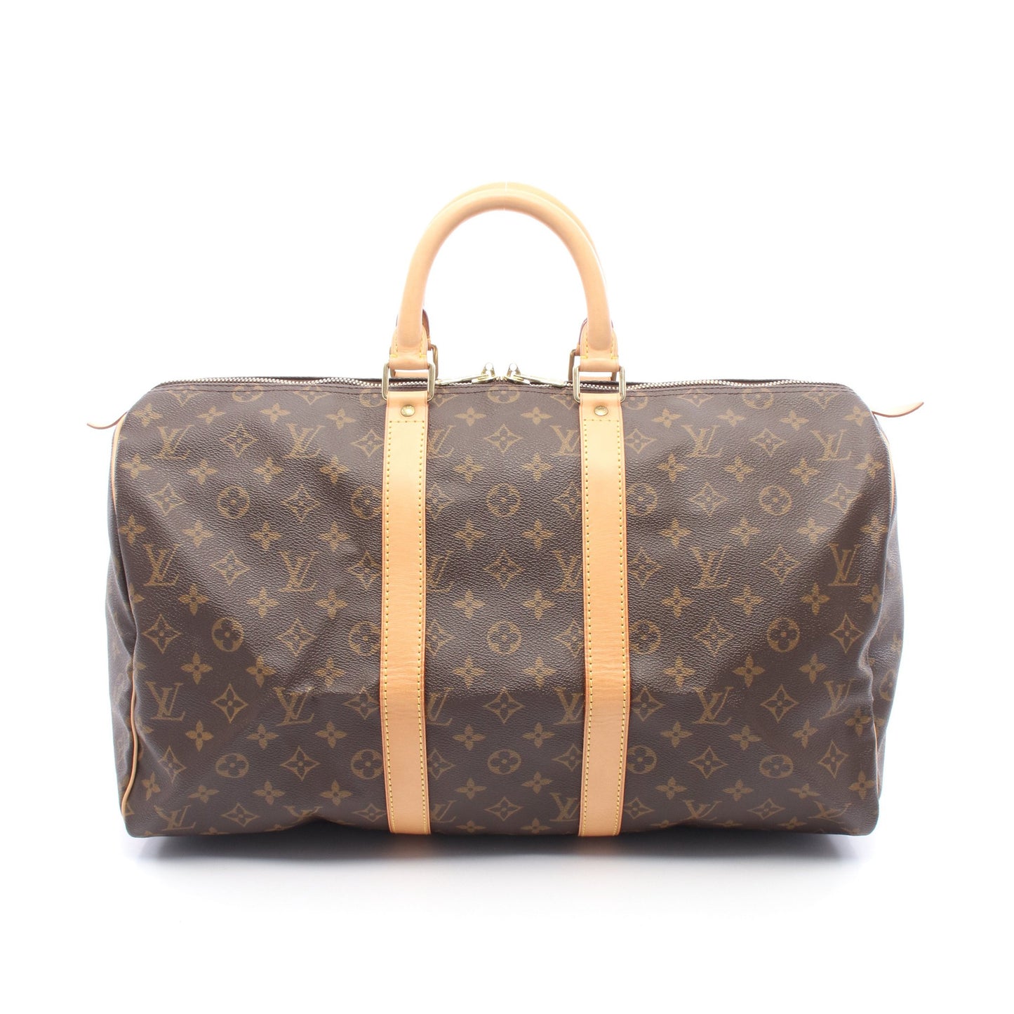 キーポル45 モノグラム ボストンバッグ PVC レザー ブラウン ルイヴィトン バッグ LOUIS VUITTON