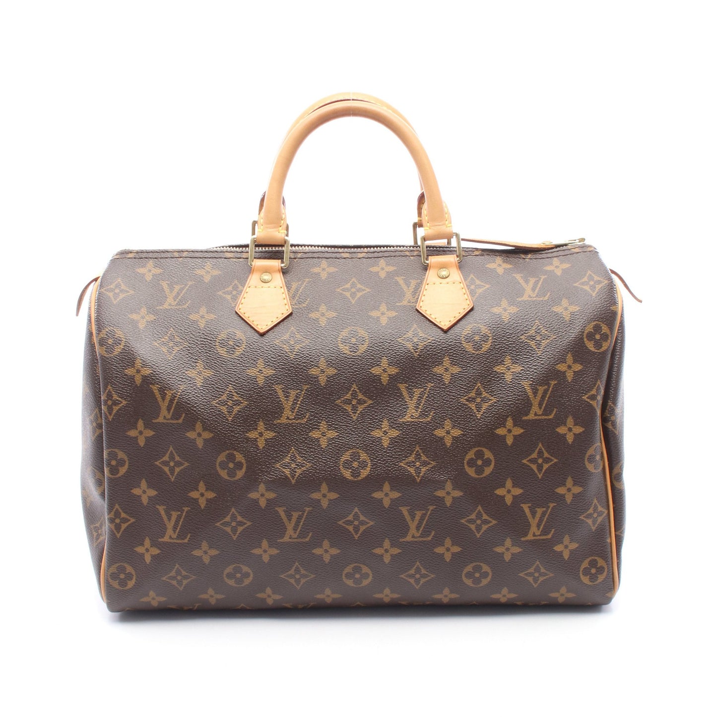 スピーディ35 モノグラム ハンドバッグ PVC レザー ブラウン ルイヴィトン バッグ LOUIS VUITTON