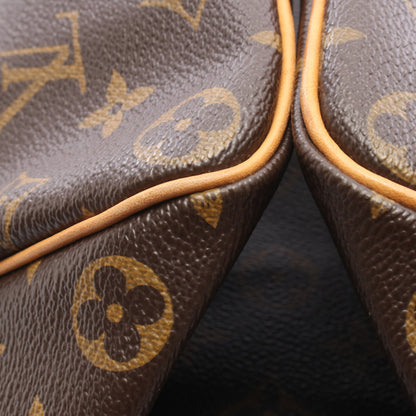 スピーディ35 モノグラム ハンドバッグ PVC レザー ブラウン ルイヴィトン バッグ LOUIS VUITTON