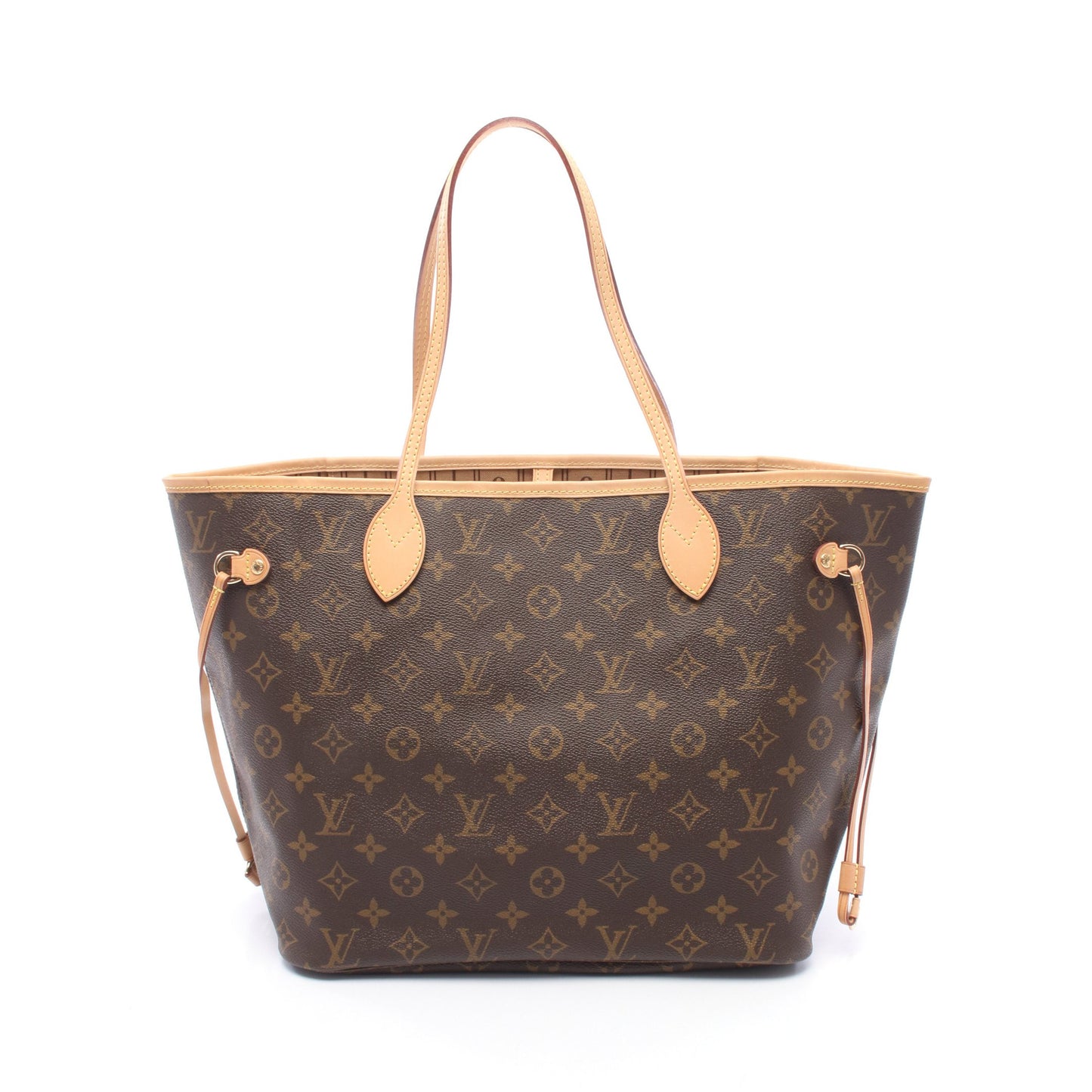 ネヴァーフルMM モノグラム ショルダーバッグ トートバッグ PVC レザー ブラウン ルイヴィトン バッグ LOUIS VUITTON