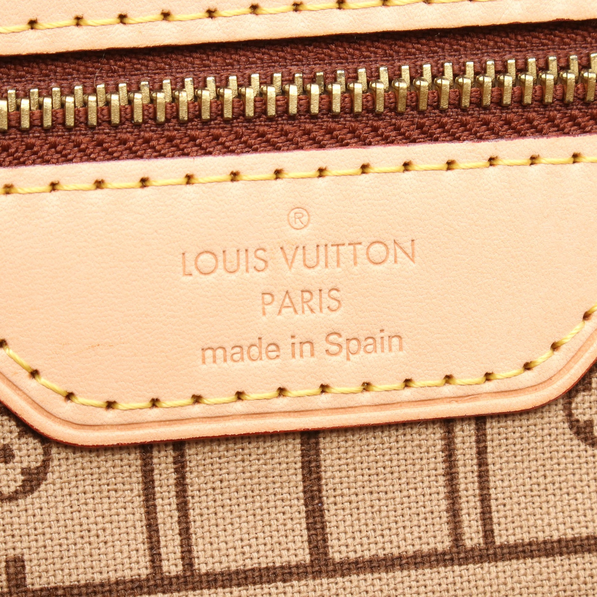ネヴァーフルMM モノグラム ショルダーバッグ トートバッグ PVC レザー ブラウン ルイヴィトン バッグ LOUIS VUITTON