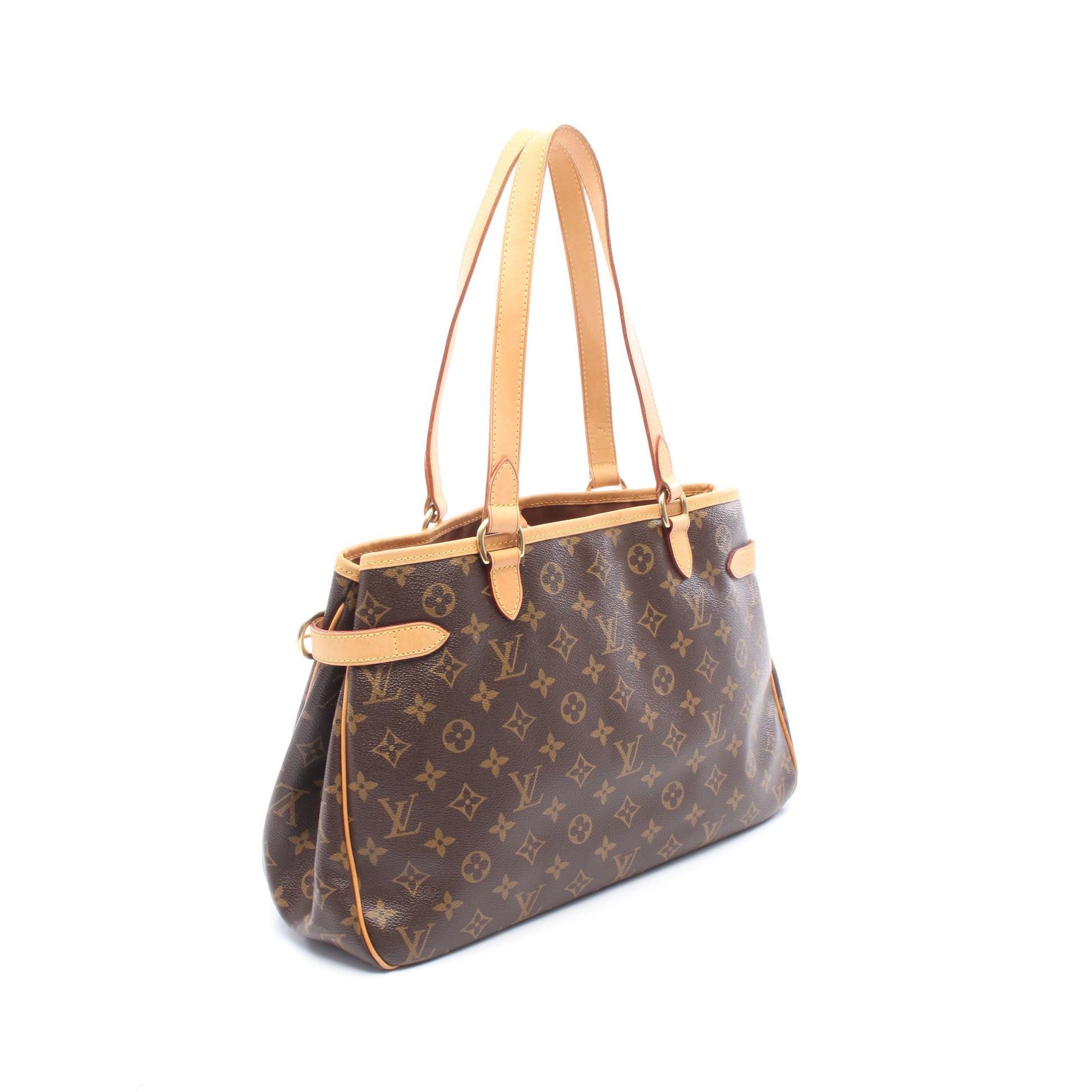 バティニョール オリゾンタル モノグラム ショルダーバッグ PVC レザー ブラウン ルイヴィトン バッグ LOUIS VUITTON