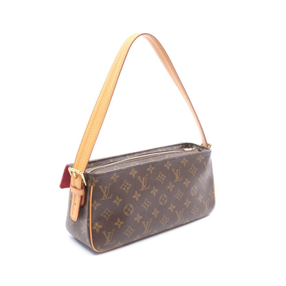 ヴィバシテMM モノグラム ショルダーバッグ PVC レザー ブラウン ルイヴィトン バッグ LOUIS VUITTON