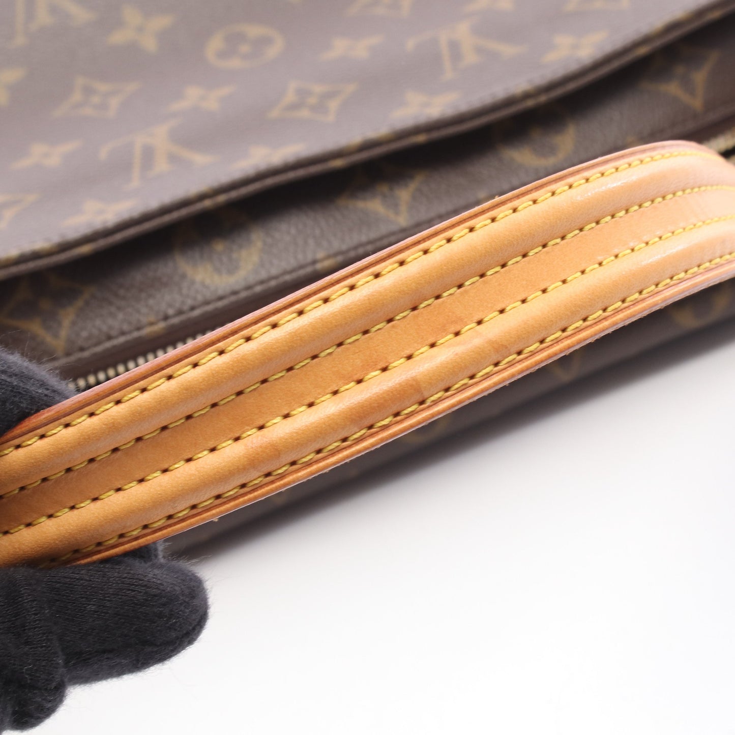 ヴィバシテMM モノグラム ショルダーバッグ PVC レザー ブラウン ルイヴィトン バッグ LOUIS VUITTON