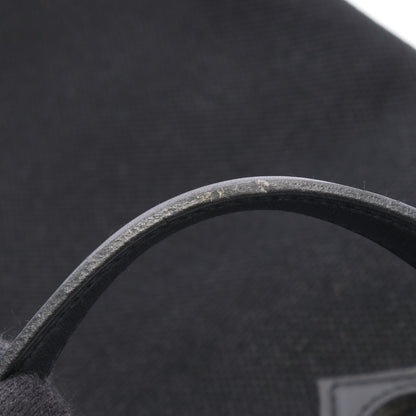 サックイブーPM ハンドバッグ トワルアッシュ ヴォースイフト ブラック シルバー金具 □J刻印 エルメス バッグ HERMES