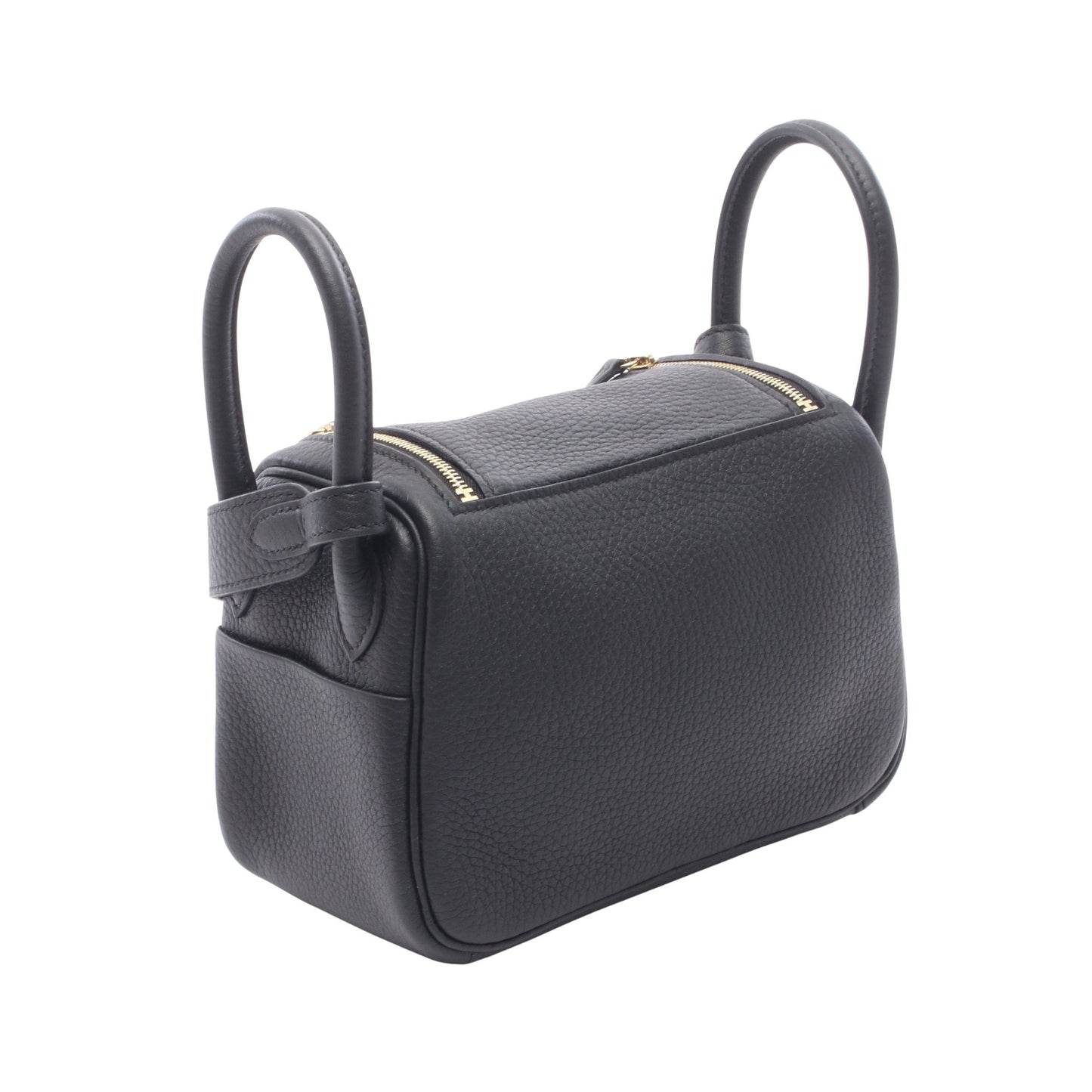 リンディ ミニ ショルダーバッグ トリヨンクレマンス ブラック ゴールド金具 G刻印 エルメス バッグ HERMES
