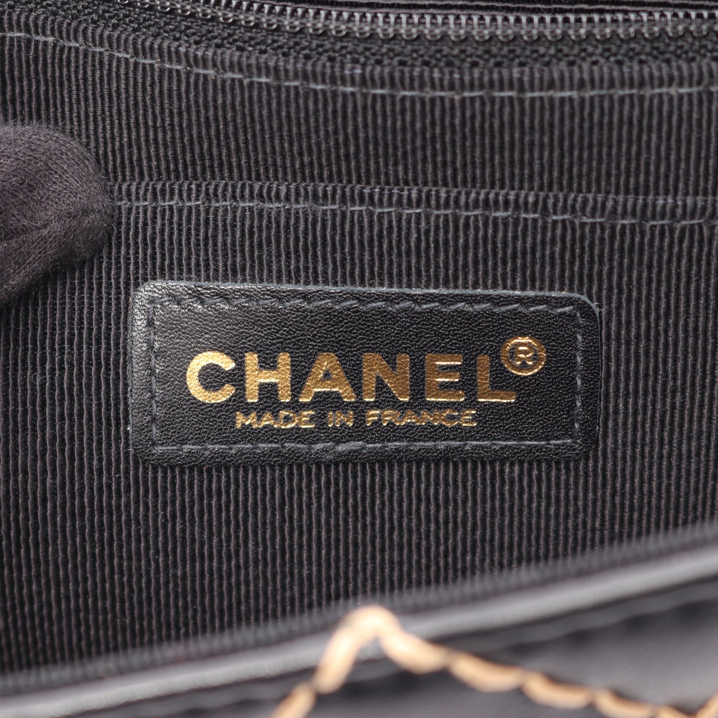 ワイルドステッチ Wチェーンショルダーバッグ レザー ブラック シルバー金具 シャネル バッグ CHANEL