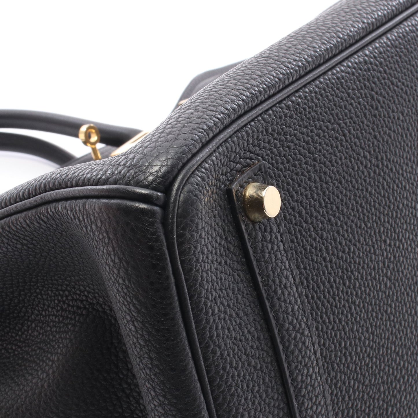 バーキン35 ハンドバッグ トゴ ブラック ゴールド金具 □F刻印 エルメス バッグ HERMES