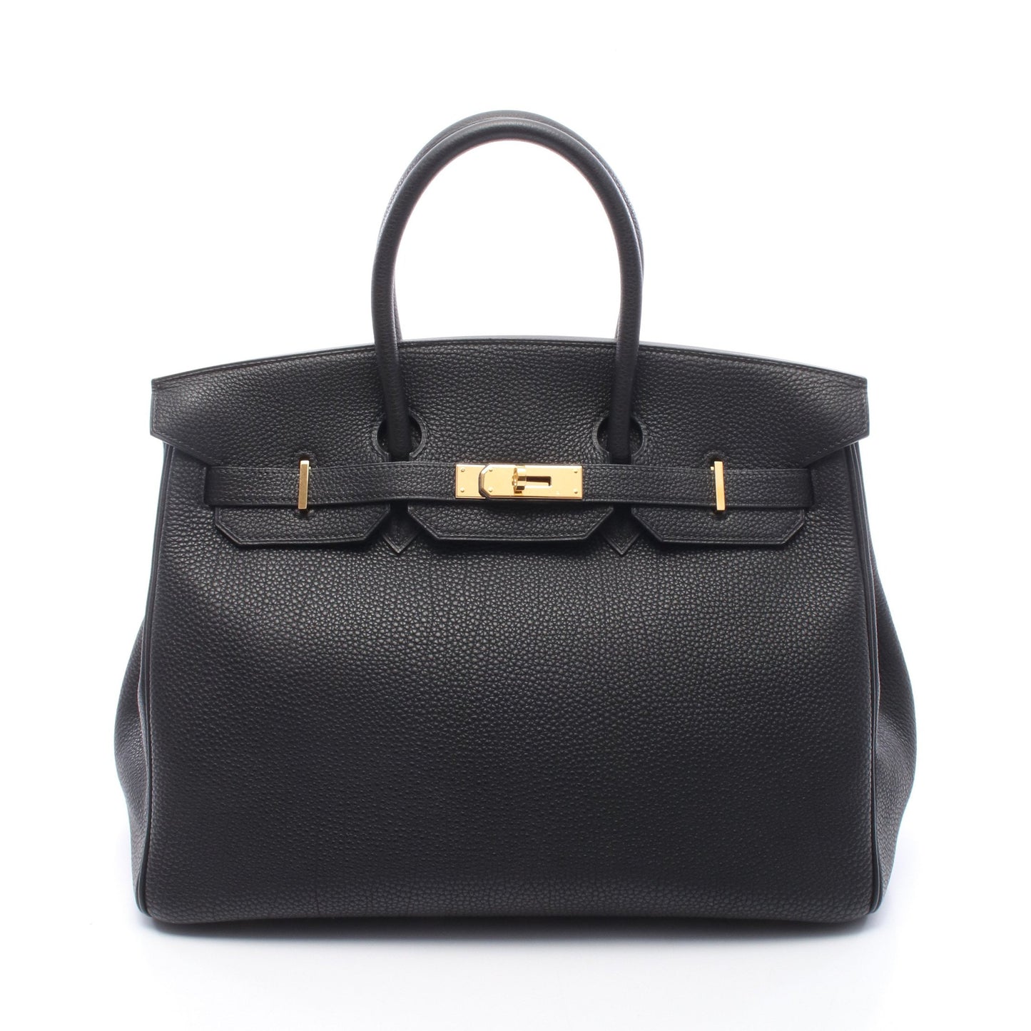 バーキン35 ハンドバッグ トゴ ブラック ゴールド金具 □F刻印 エルメス バッグ HERMES
