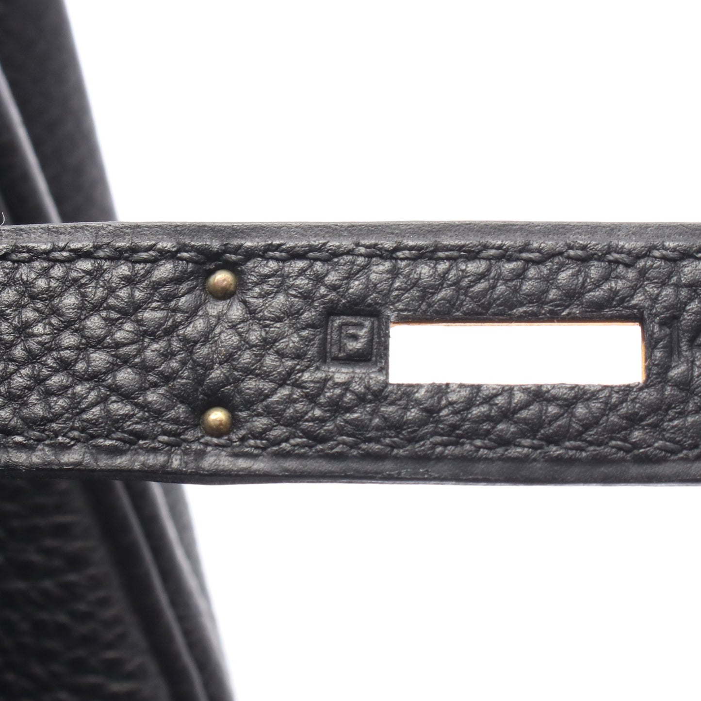 バーキン35 ハンドバッグ トゴ ブラック ゴールド金具 □F刻印 エルメス バッグ HERMES