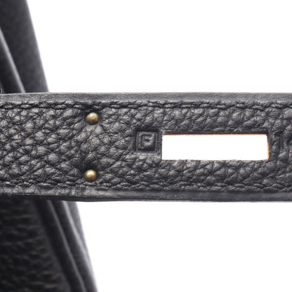 バーキン35 ハンドバッグ トゴ ブラック ゴールド金具 □F刻印 エルメス バッグ HERMES