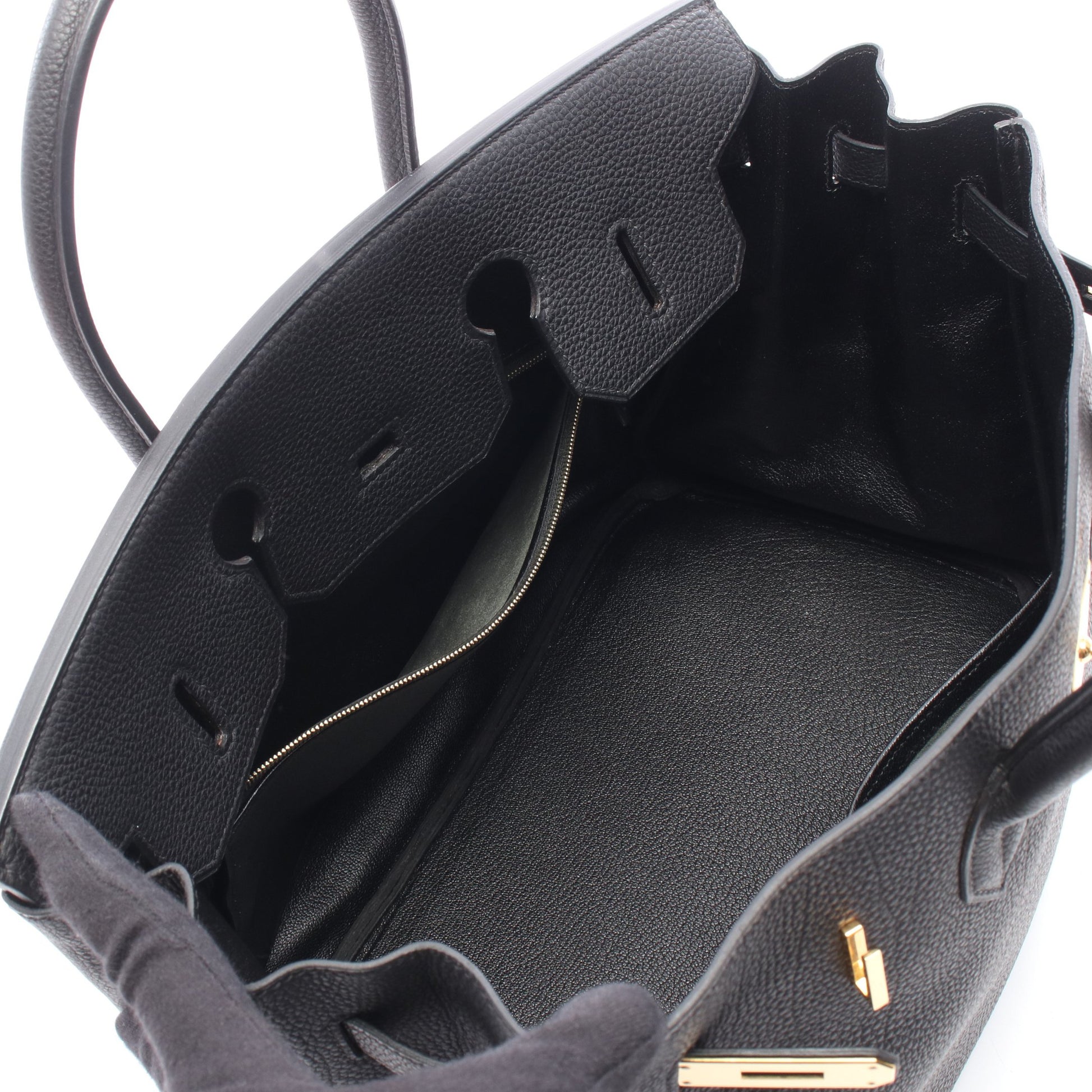 バーキン35 ハンドバッグ トゴ ブラック ゴールド金具 □F刻印 エルメス バッグ HERMES