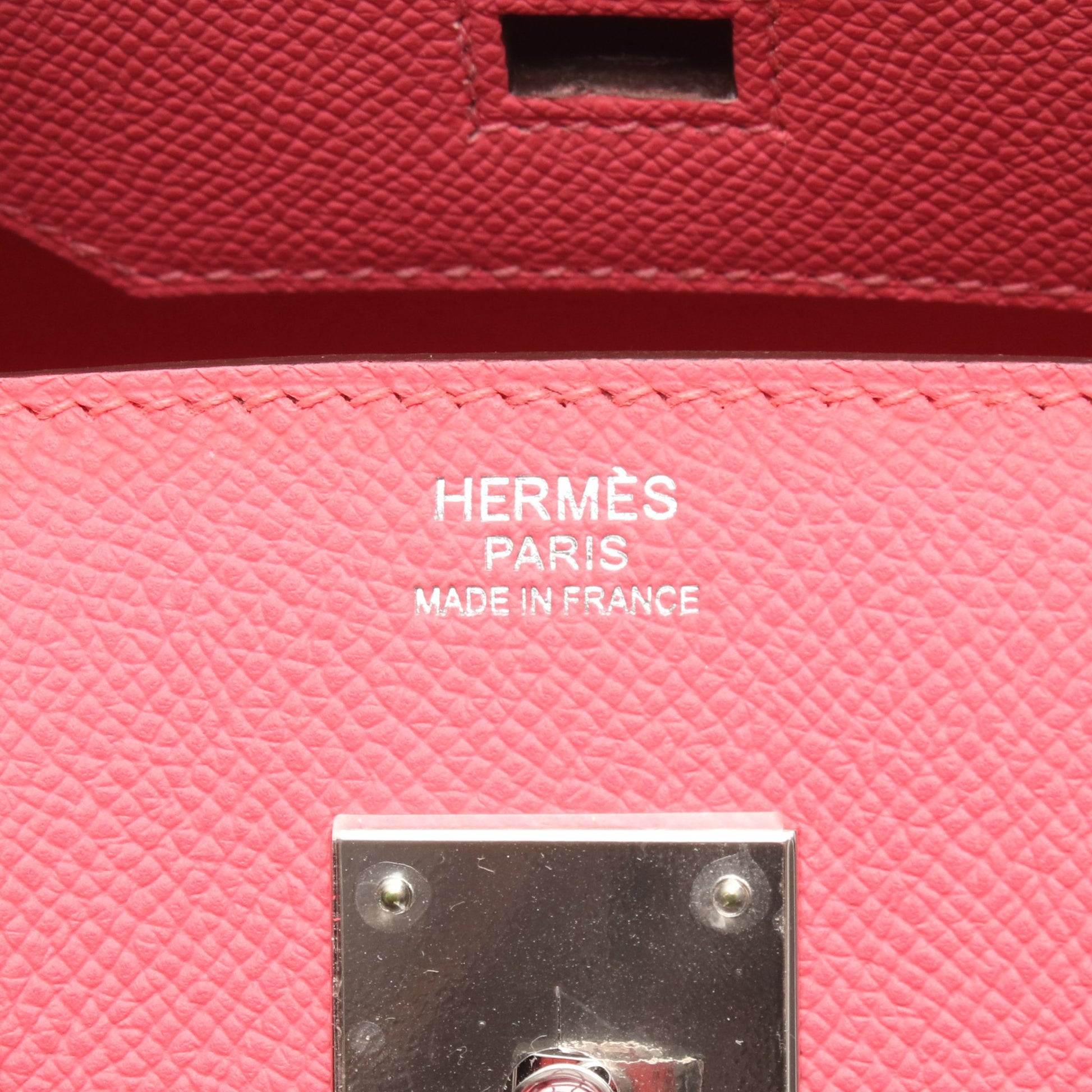 バーキン30 ローズアザレ ハンドバッグ ヴォーエプソン ピンク シルバー金具 Y刻印 エルメス バッグ HERMES
