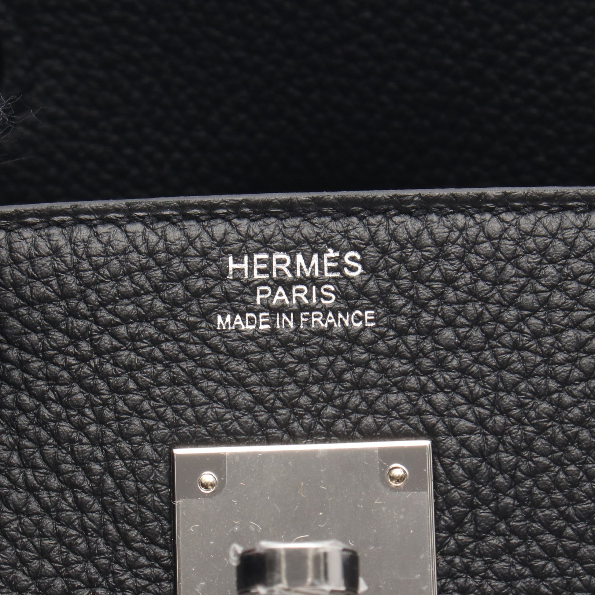 バーキン30 ハンドバッグ トゴ ブラック シルバー金具 G刻印 エルメス バッグ HERMES