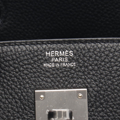 バーキン30 ハンドバッグ トゴ ブラック シルバー金具 G刻印 エルメス バッグ HERMES