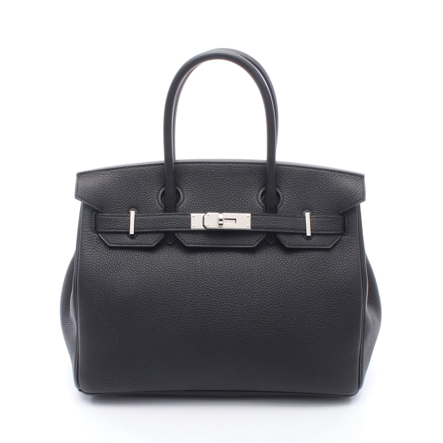 バーキン30 ハンドバッグ トゴ ブラック シルバー金具 G刻印 エルメス バッグ HERMES