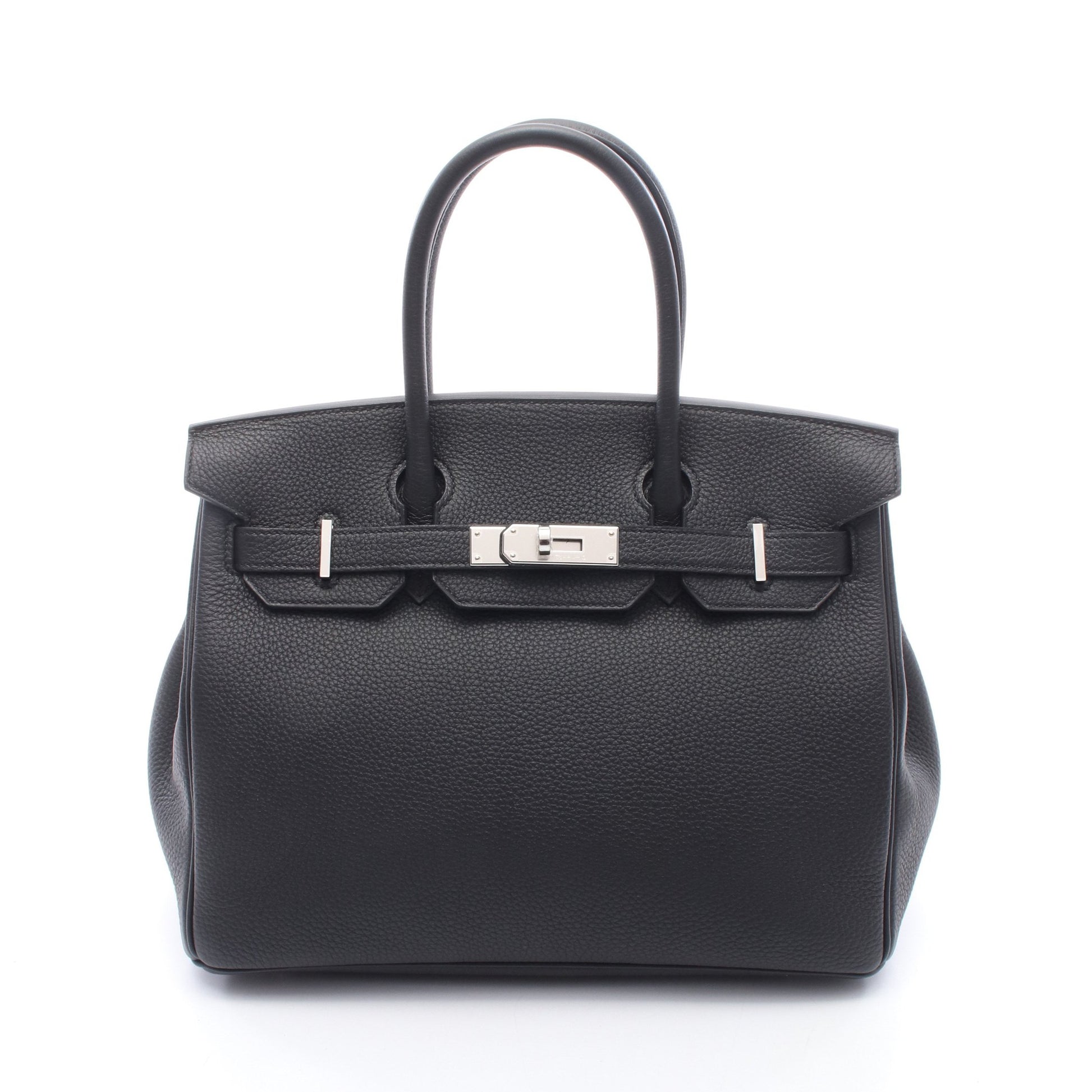 バーキン30 ハンドバッグ トゴ ブラック シルバー金具 G刻印 エルメス バッグ HERMES