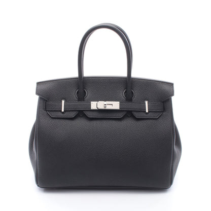 バーキン30 ハンドバッグ トゴ ブラック シルバー金具 G刻印 エルメス バッグ HERMES