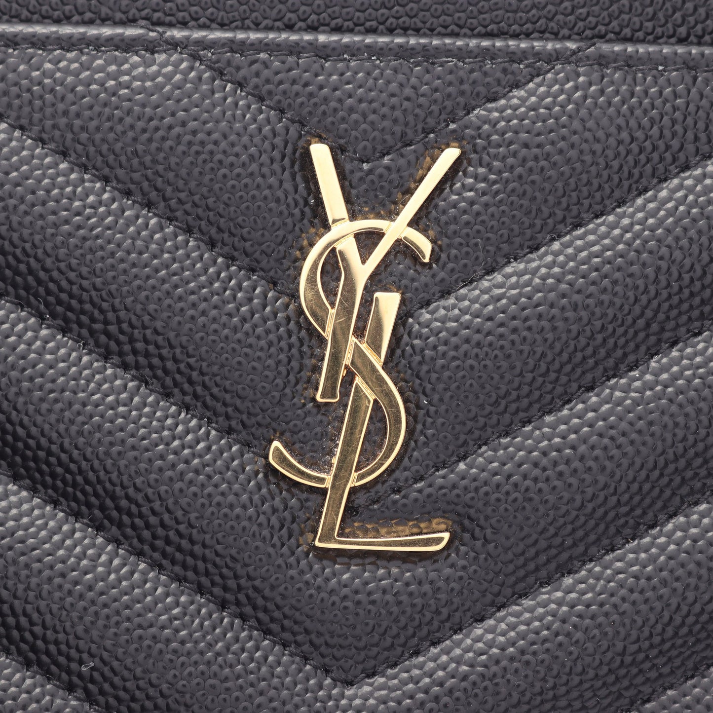 ビルポーチ モノグラム スモール ポーチ レザー ブラック サンローランパリ 財布・小物 SAINT LAURENT PARIS